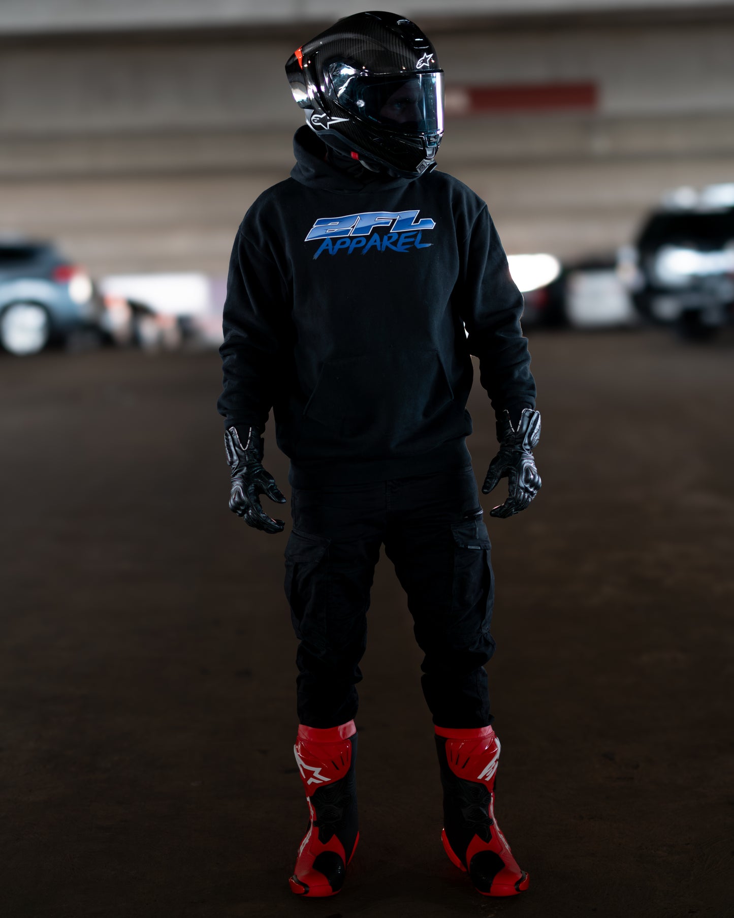 "Just Getting Started" Hoodie (BLUE)