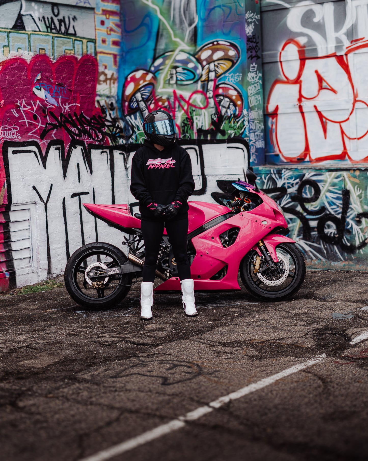 "Just Getting Started" Hoodie (PINK)