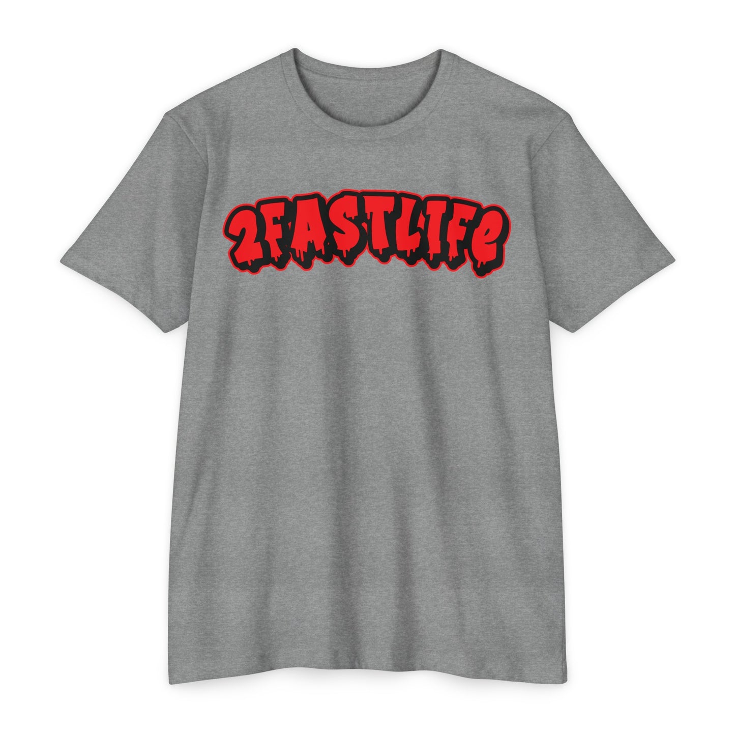 2FastLife "WE DONT SLOW DOWN" TEE (Red Logo)