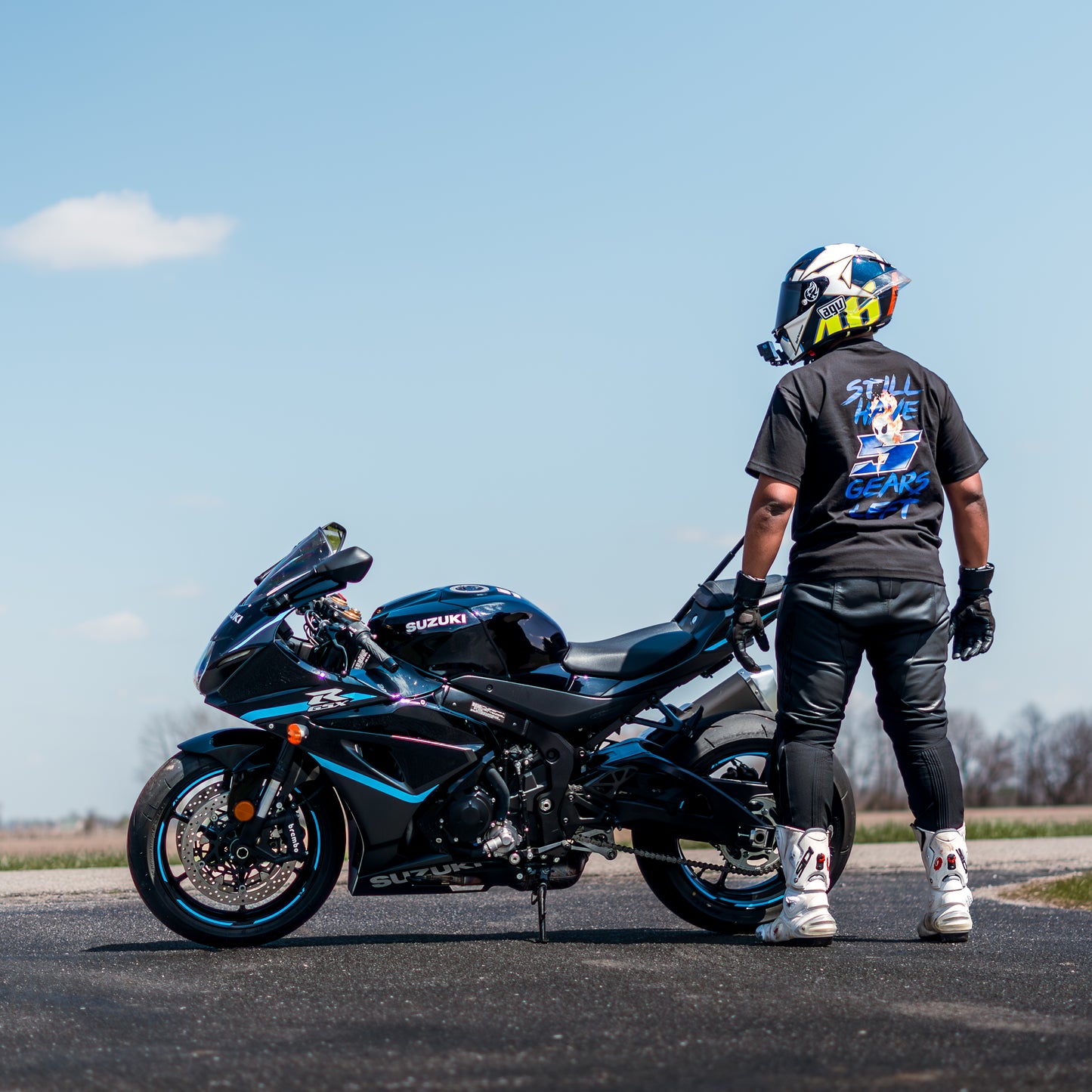 "Just Getting Started" T-Shirt (BLUE)