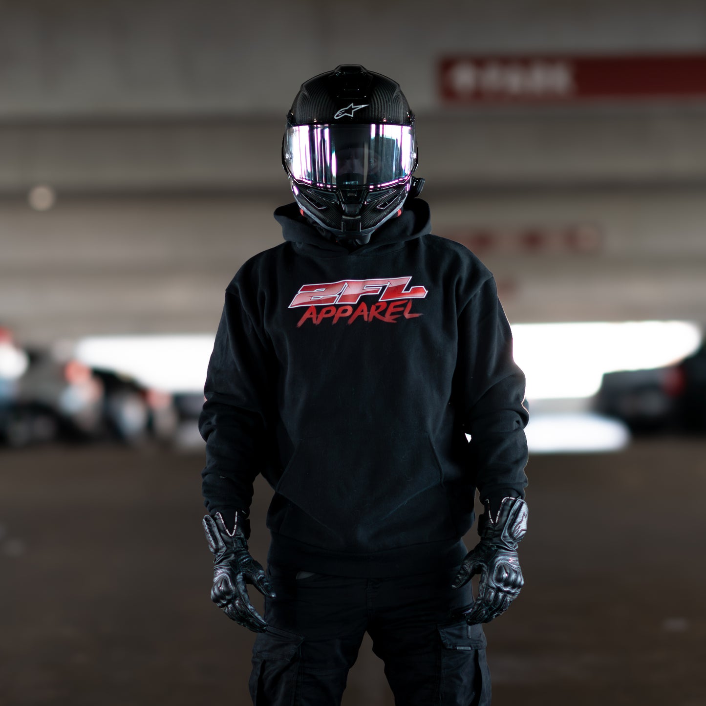 "Just Getting Started" Hoodie (RED)