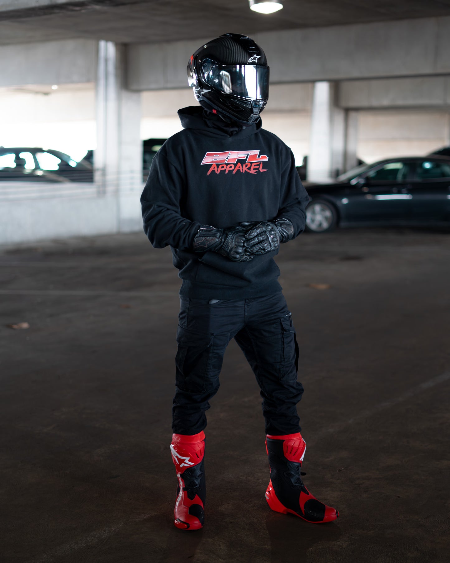 "Just Getting Started" Hoodie (RED)