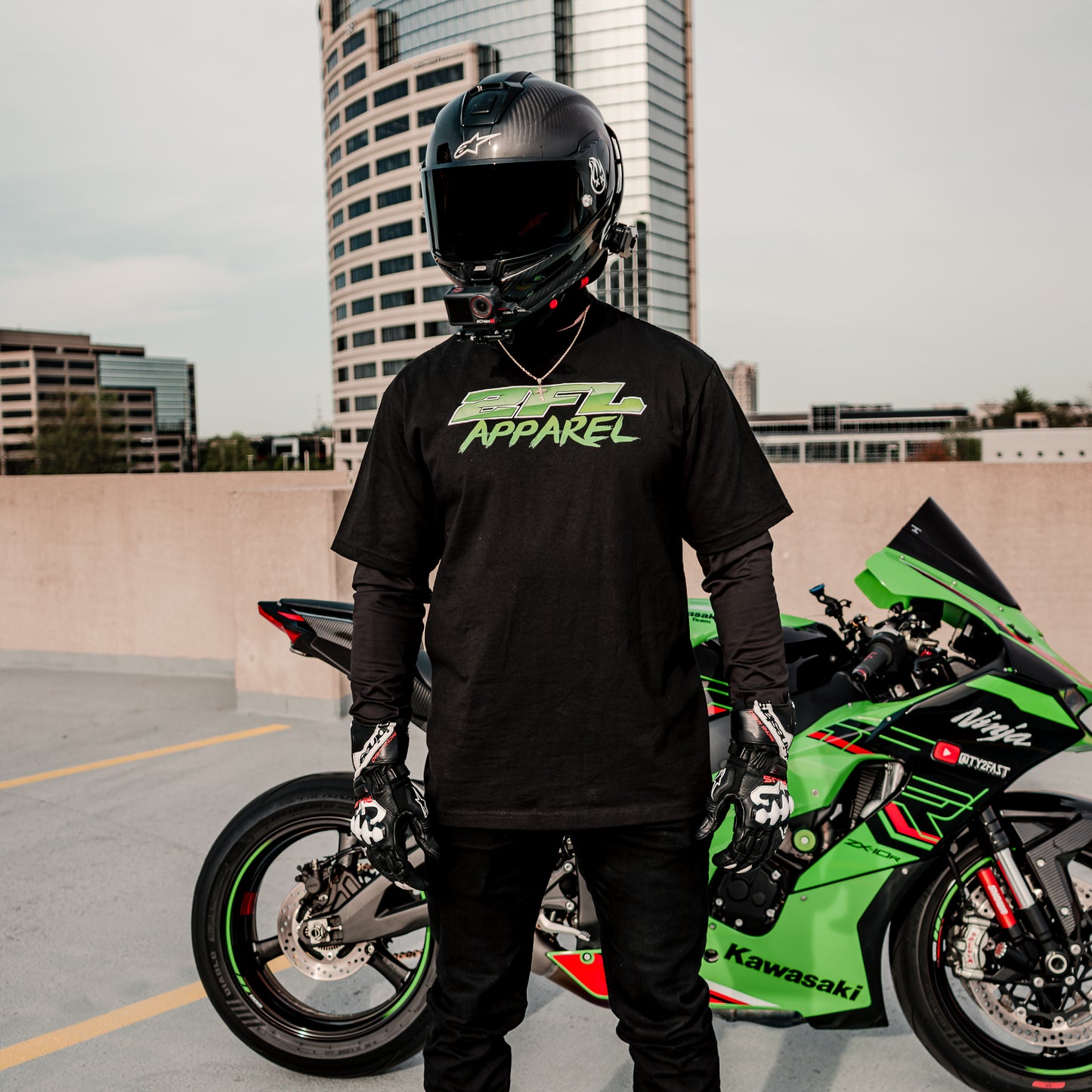 "Just Getting Started" T-Shirt (GREEN)